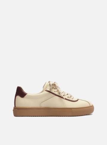 Tênis Off-White Couro Sola Baixa Básico