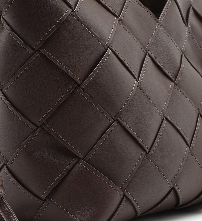 Bolsa Tote Marrom Couro Gaia Média Cacau Brown