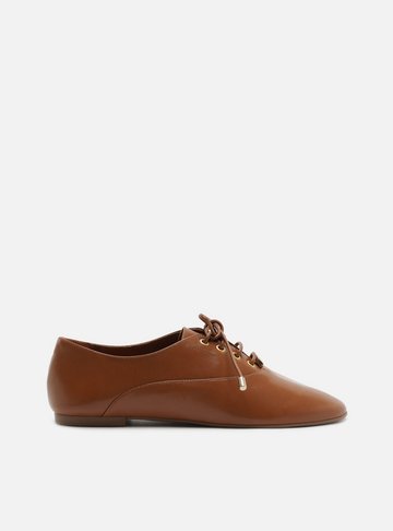 Arezzo — Mocassim Marrom Fechado Amarração