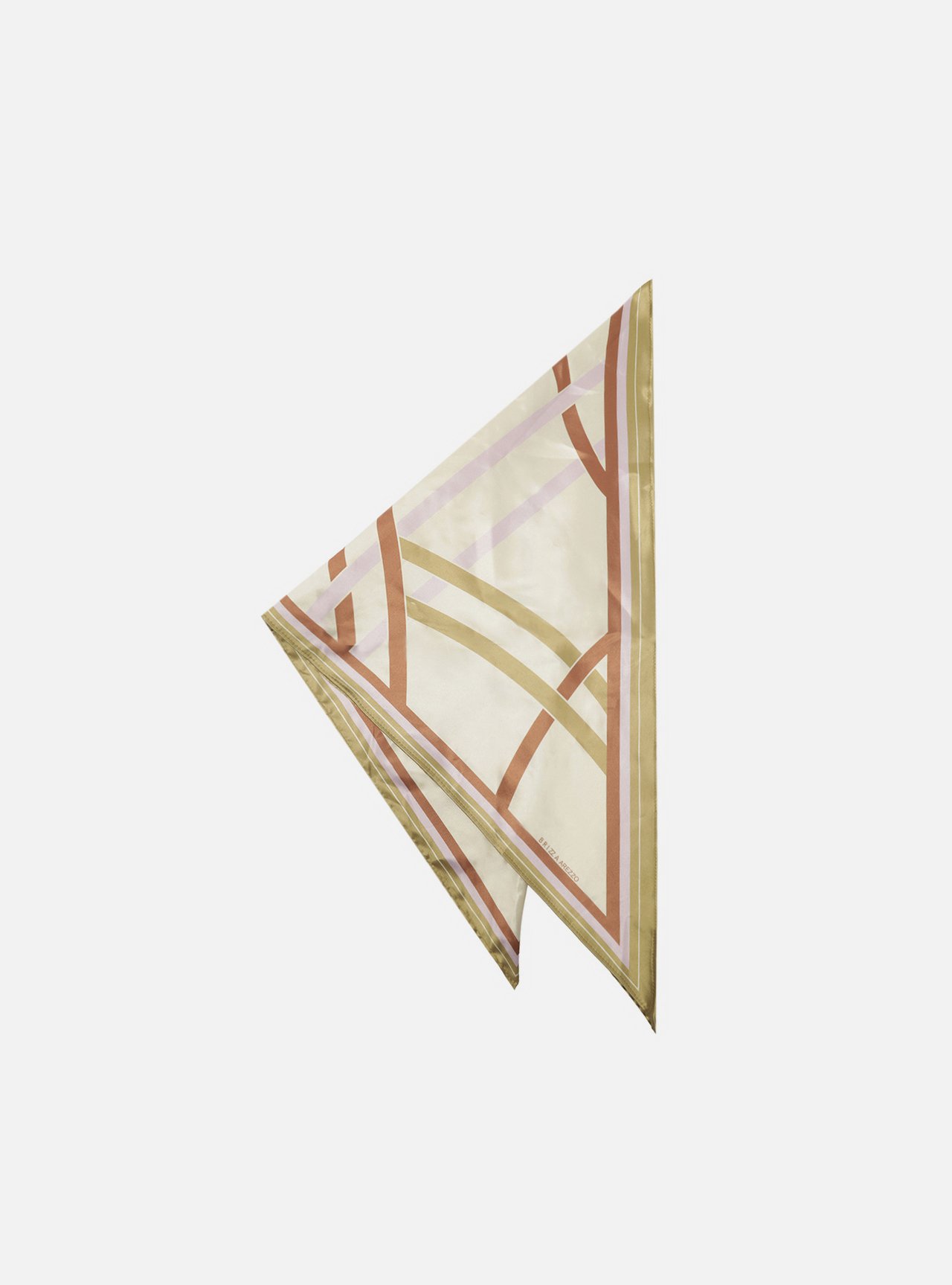 Lenço Triangular Multicolorido Brizza — foto 2