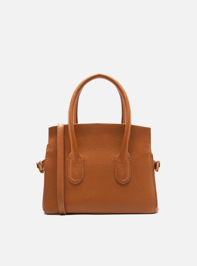 Bolsa Tote Marrom Couro Ária Média
