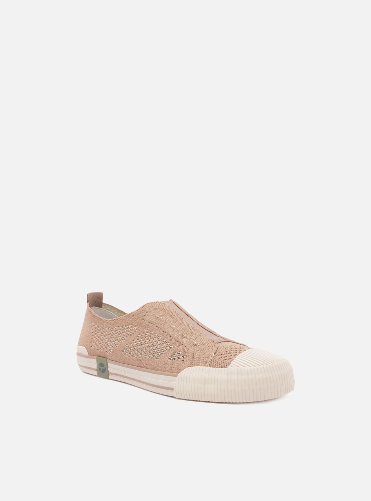Tênis Slip On Rosa Knit Elástico Alme — foto 2