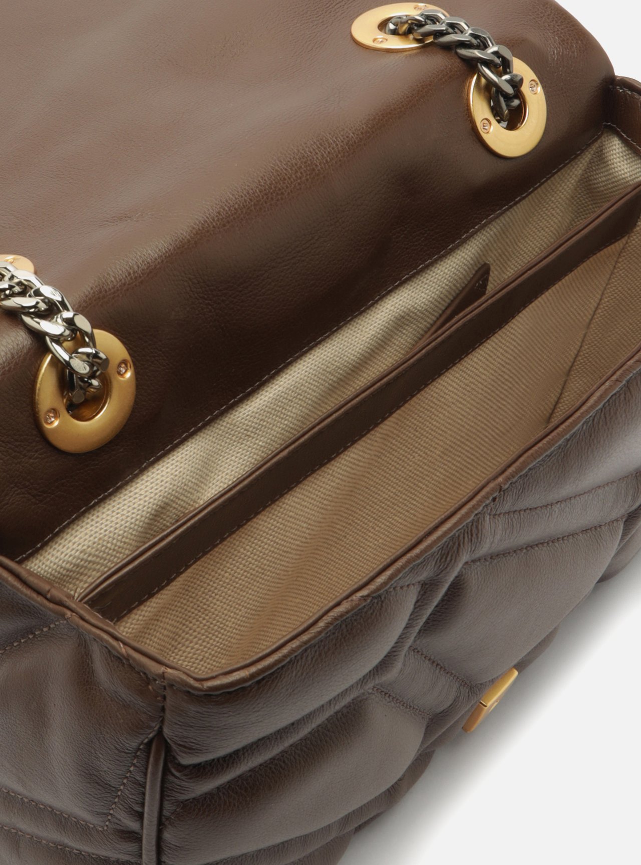 Bolsa Tiracolo Marrom Couro Emma Média Longa — foto 4