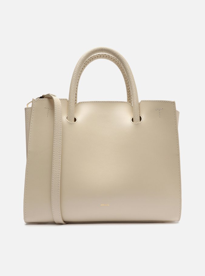 Bolsa Tote Off-White Couro Média Olie