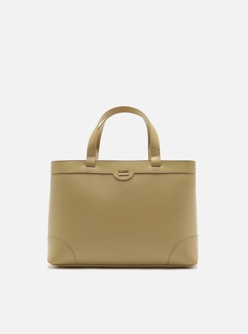 Arezzo — Bolsa Tote Nude Média Recortes