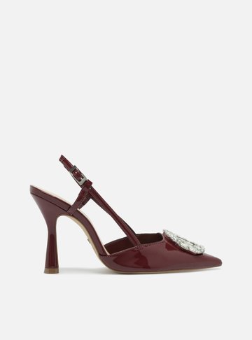 Scarpin Vermelho Salto Alto