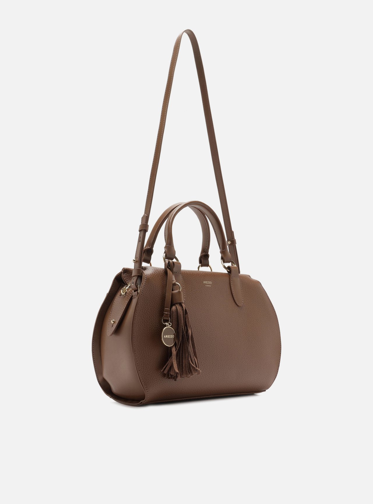 Bolsa Tote Caramelo Grande Bag Charm Duplo — foto 5