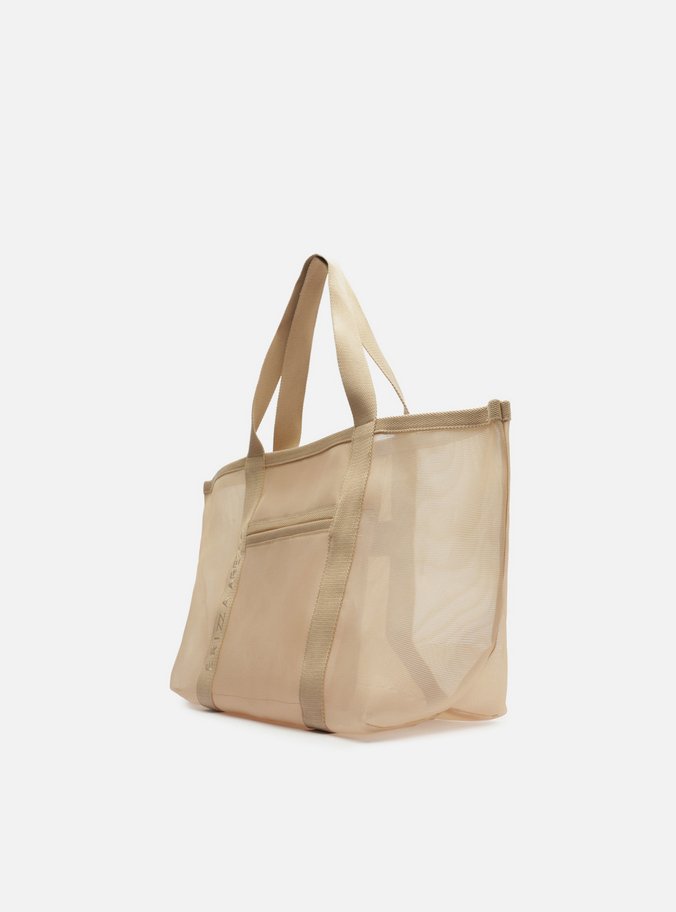 Bolsa Shopping Tela Marrom
