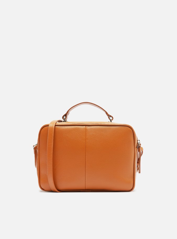 Bolsa Tiracolo Marrom Couro Francine Média