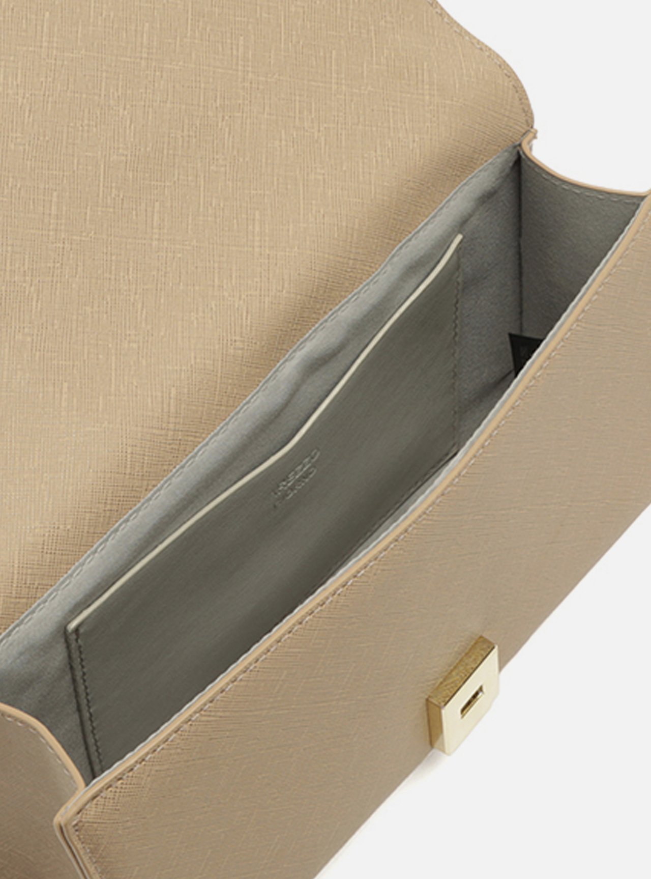 Bolsa Tiracolo Marrom Média Recortes — foto 4