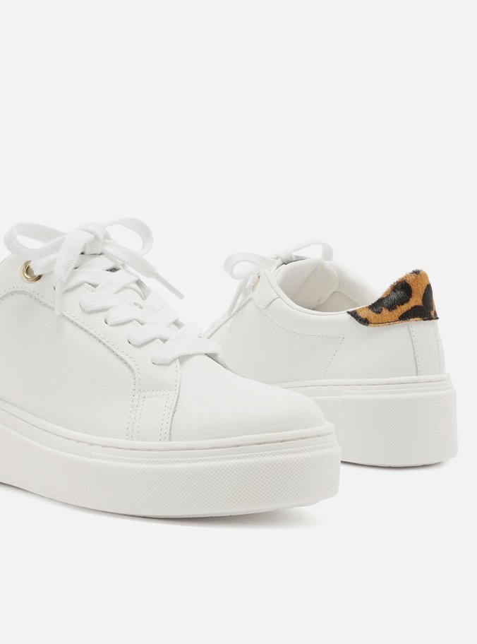 Tênis ZZ Astral Flatform Branco Animal Print