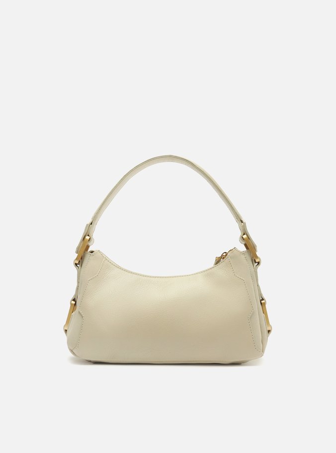 Bolsa Tiracolo Branca Couro Gretha Média