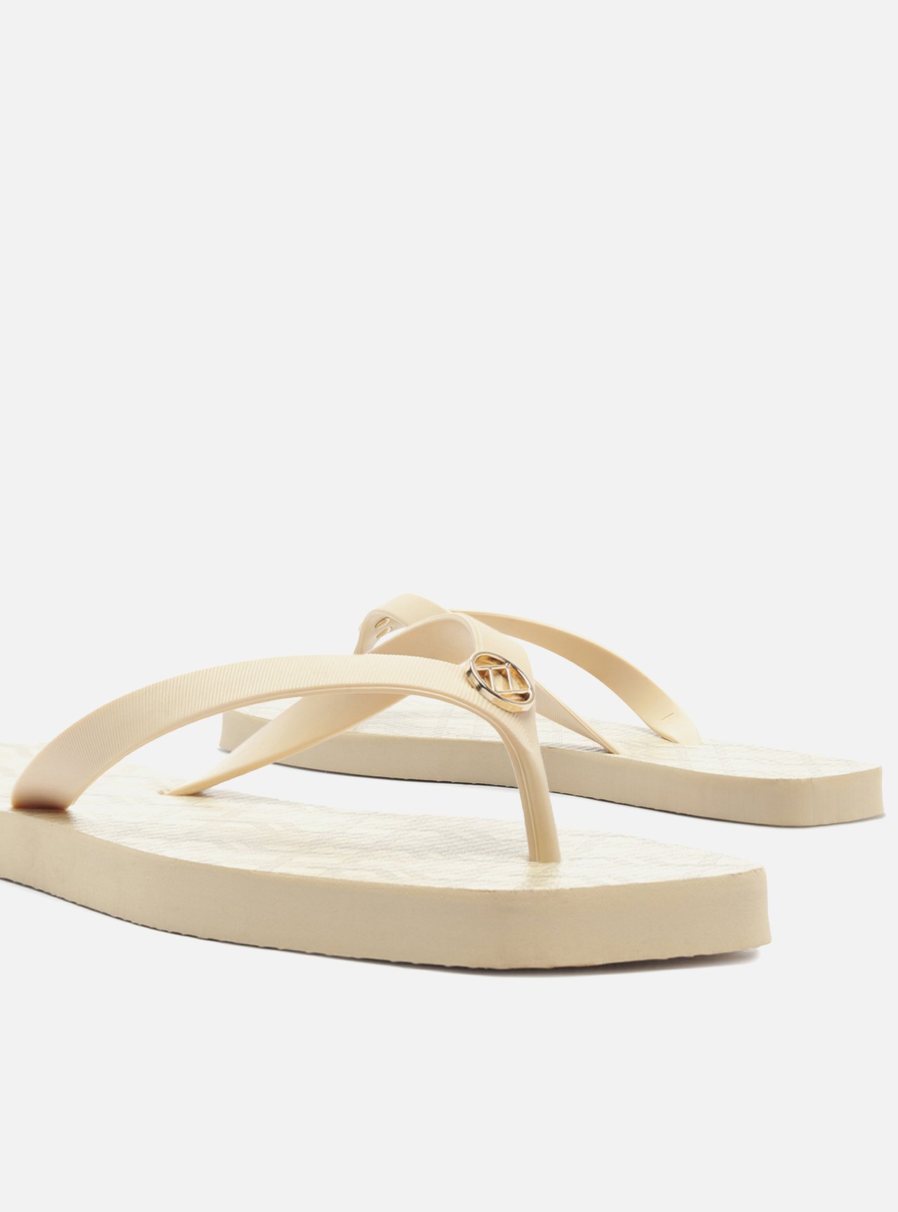 Chinelo de Dedo Off White Bico Quadrado Brizza — foto 4