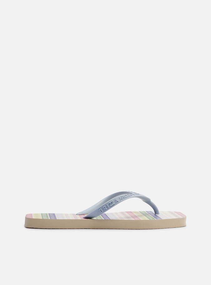 Chinelo de Dedo Azul Square Fitinhas Color