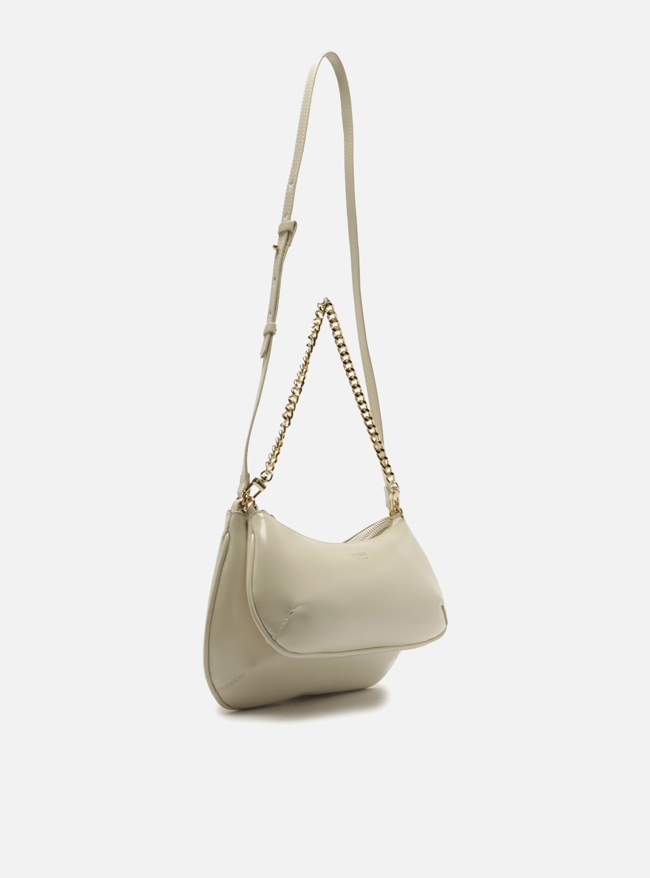 Bolsa Tiracolo Branca Média Corrente — foto 5