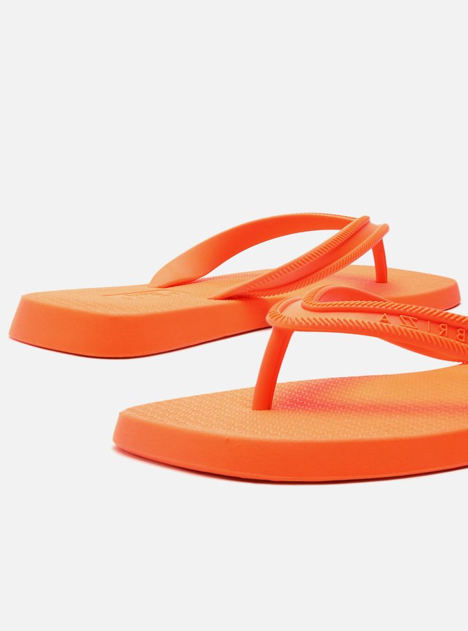 Chinelo Laranja Neon Brizza Sport