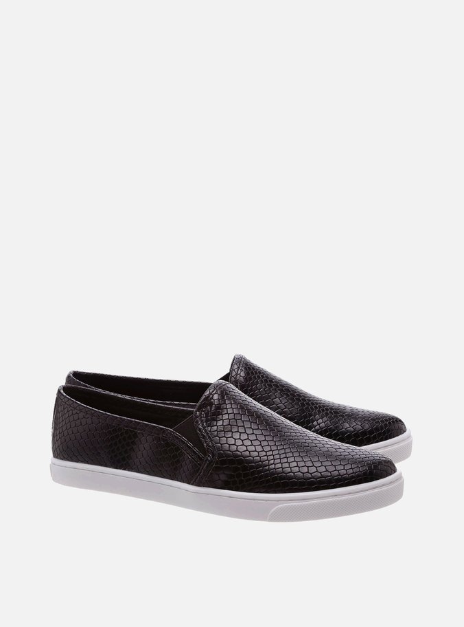 Tênis Slip On Snake Preto