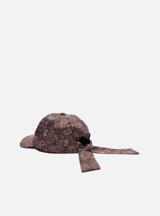 Boné Marrom Paisley Livia