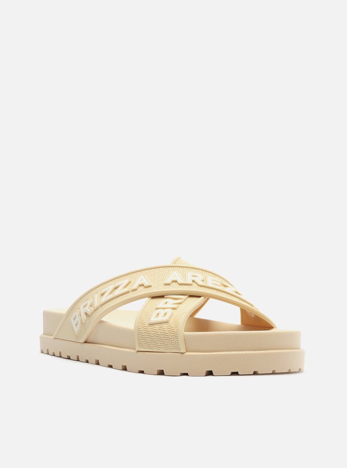 Sandália Papete Off-White Tiras Greta Eletrizzante