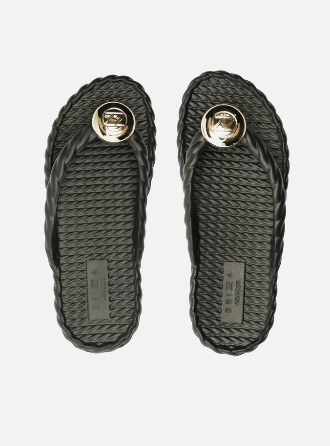 Chinelo de Dedo Preto Marrocos Brizza