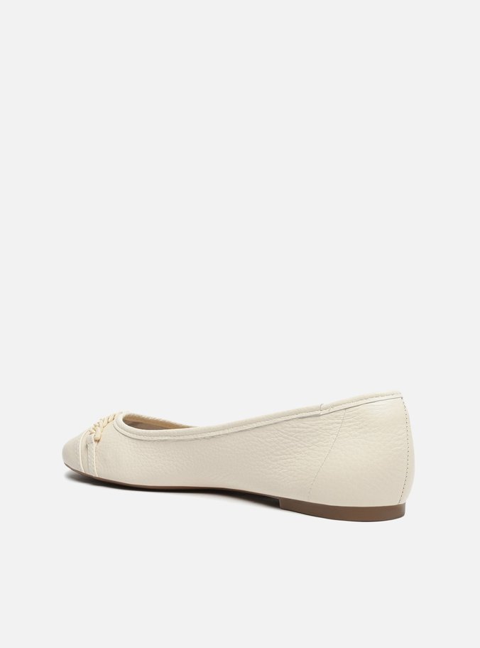 Sapatilha Couro Off-White Corrente Mariana