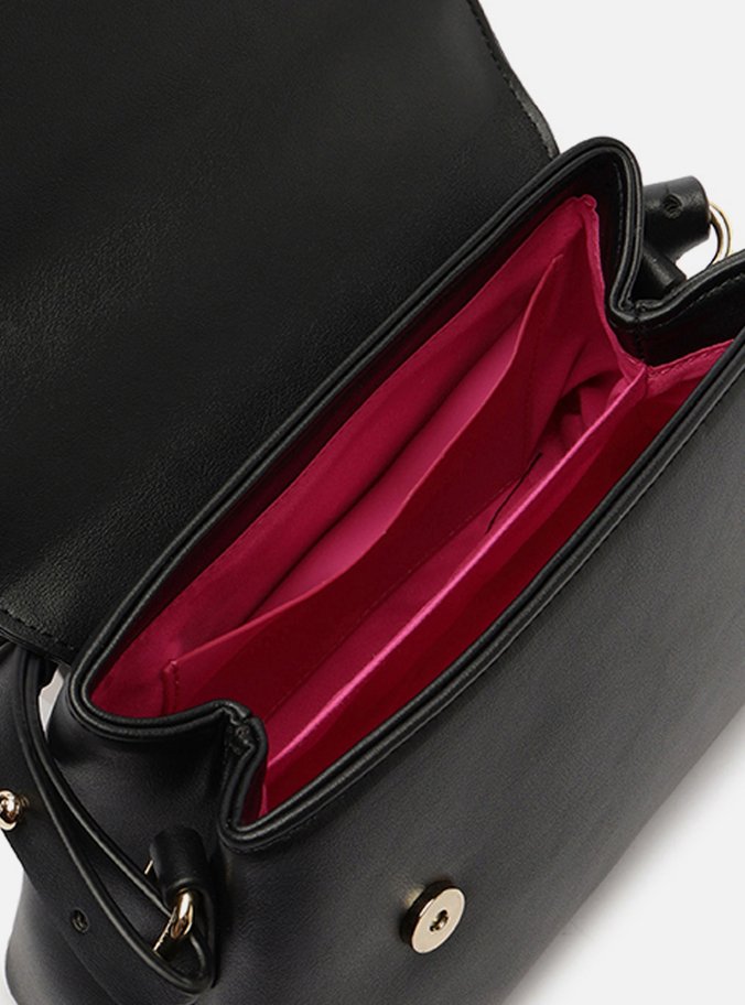 Bolsa Tiracolo Preta Média