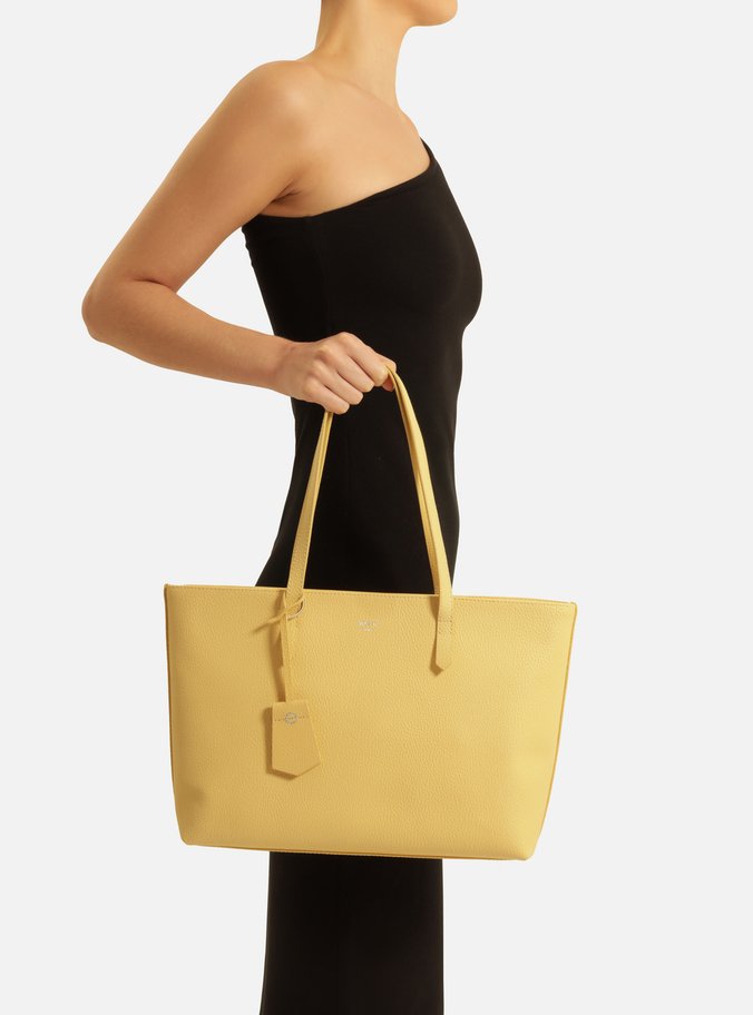 Bolsa Shopping Amarela Manu Grande