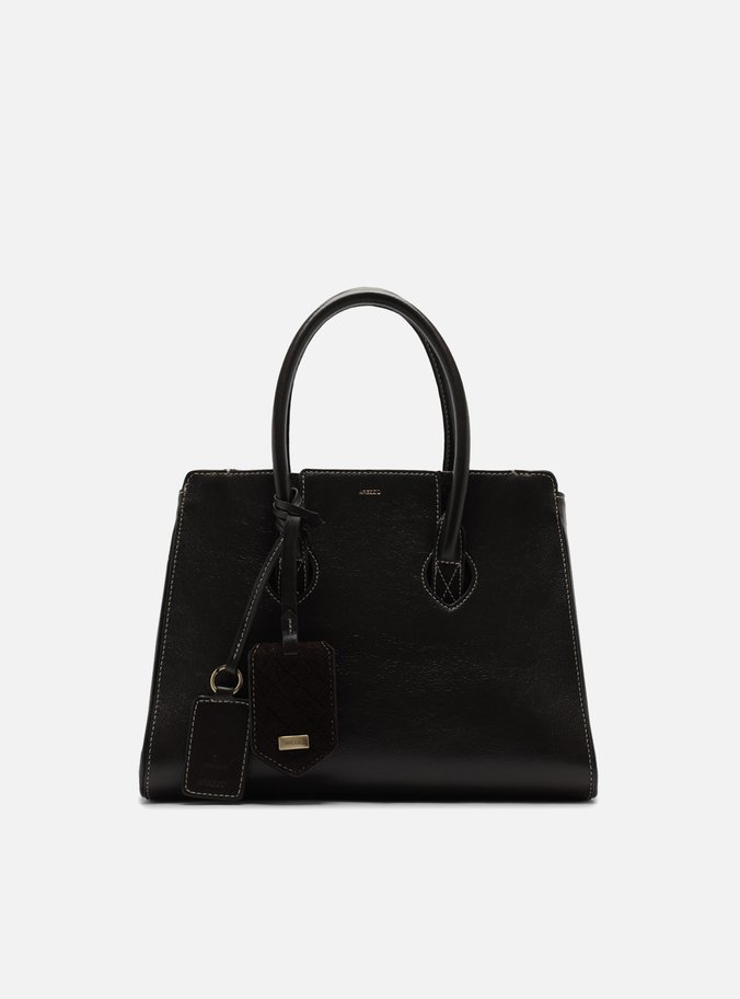 Bolsa Tote Marrom Couro Heritage Média