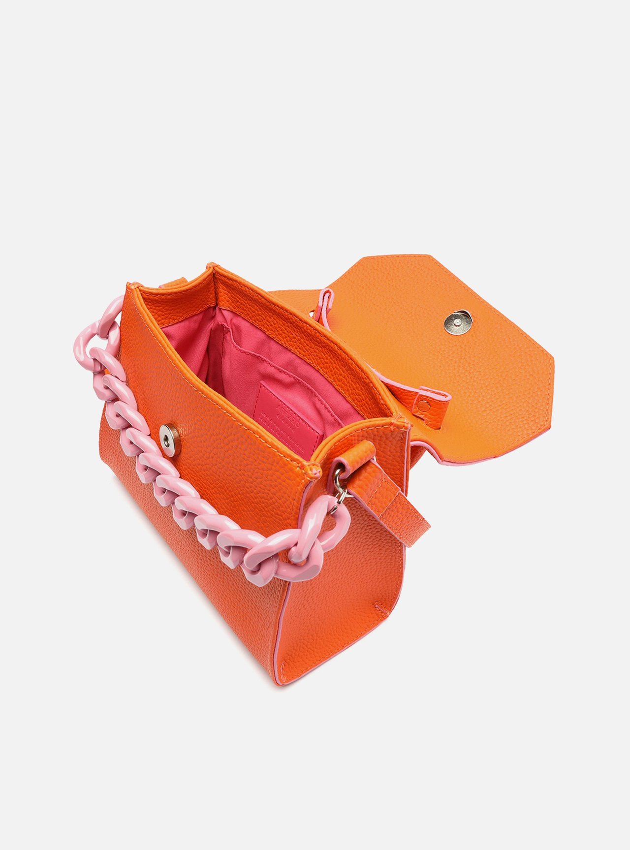 Kit Bolsa Handbag Bau Casual Laranja Alca Fixivel E Carteira Rosa Helena -  Laranja+Areia