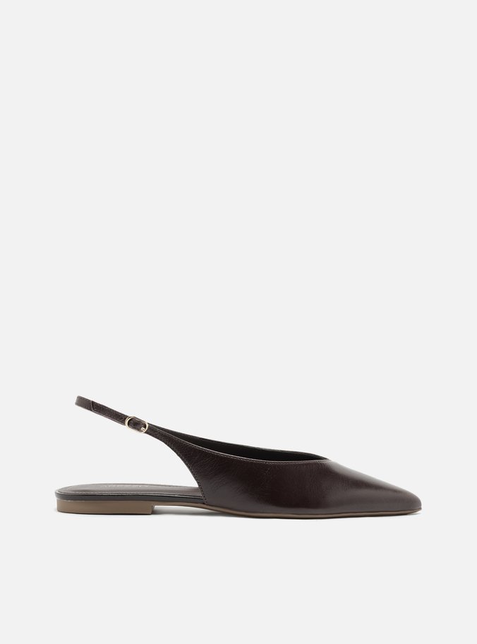 Sapatilha Marrom Slingback