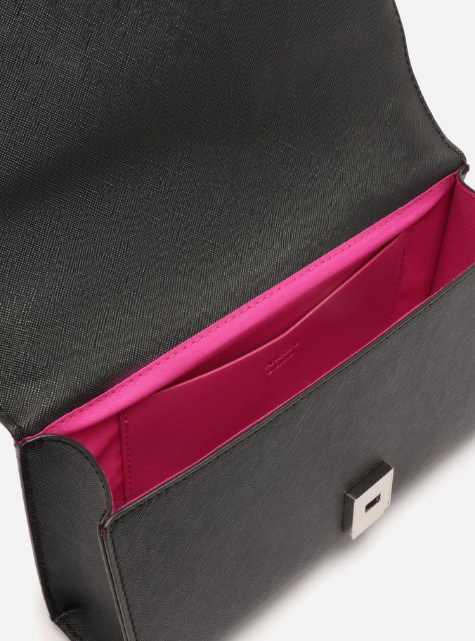 Bolsa Tiracolo Preta Pequena Recortes