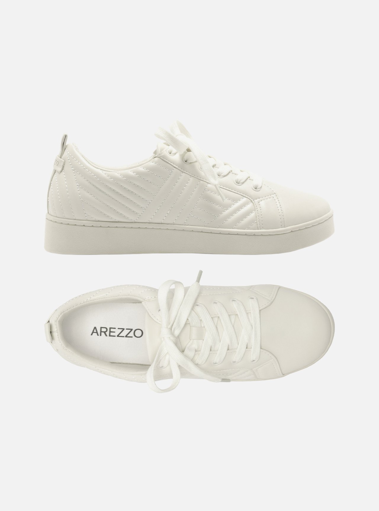 Tênis Burnish Pesponto Cadarço Off-White — foto 6