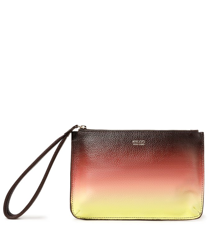 Clutch Ombr? Couro Fio Al?a Sunset