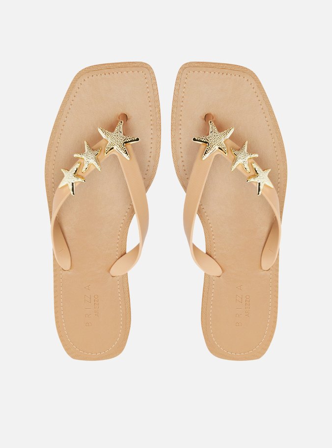 Chinelo Marrom Estrela Brizza