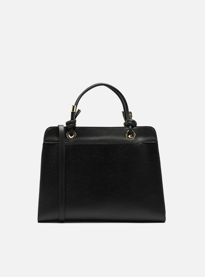 Bolsa Tote Preta Média Enrolados