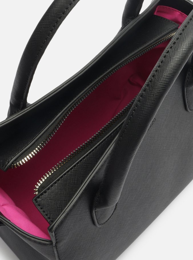 Bolsa Tote Preta Média Texturizada
