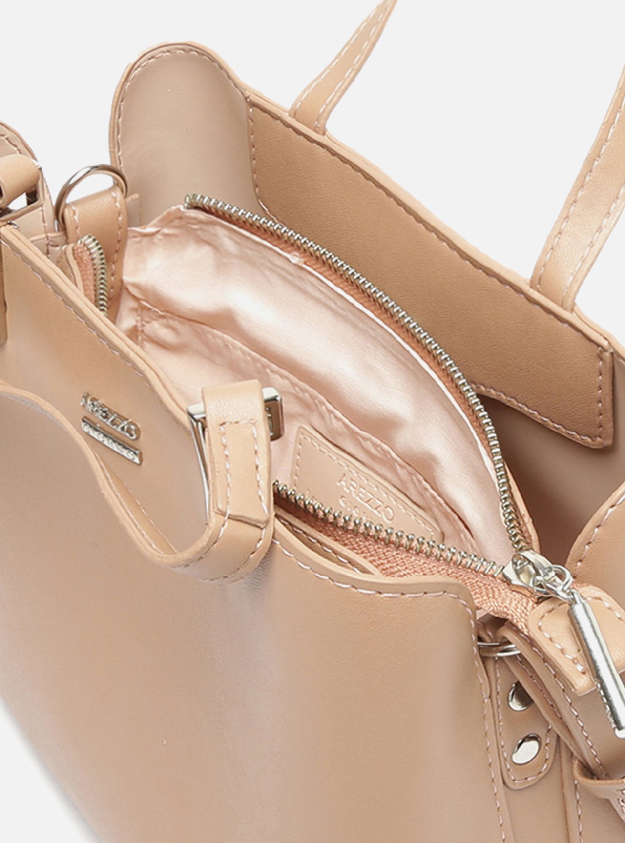 Bolsa Tote Bege Glória Média — foto 4