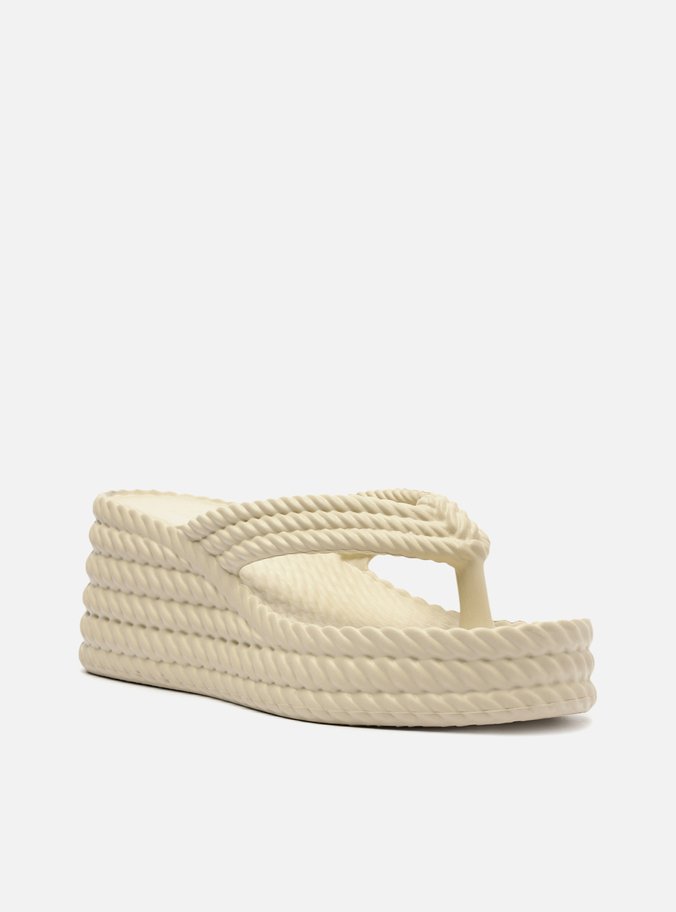 Tamanco Plataforma Off-White Marrocos Sun