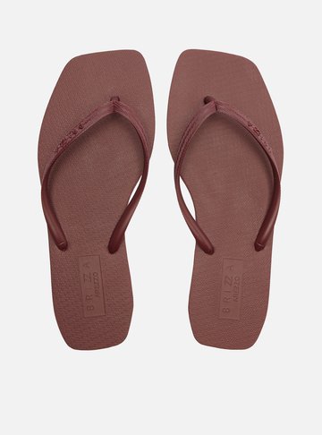 Chinelo de Dedo Vermelho Básico Square Brizza