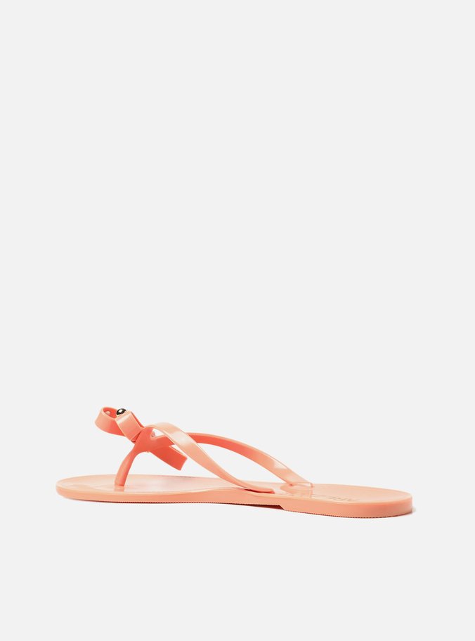 Rasteira Coral Flat Laço Brizza