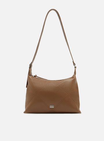 Bolsa Tiracolo Marrom Média