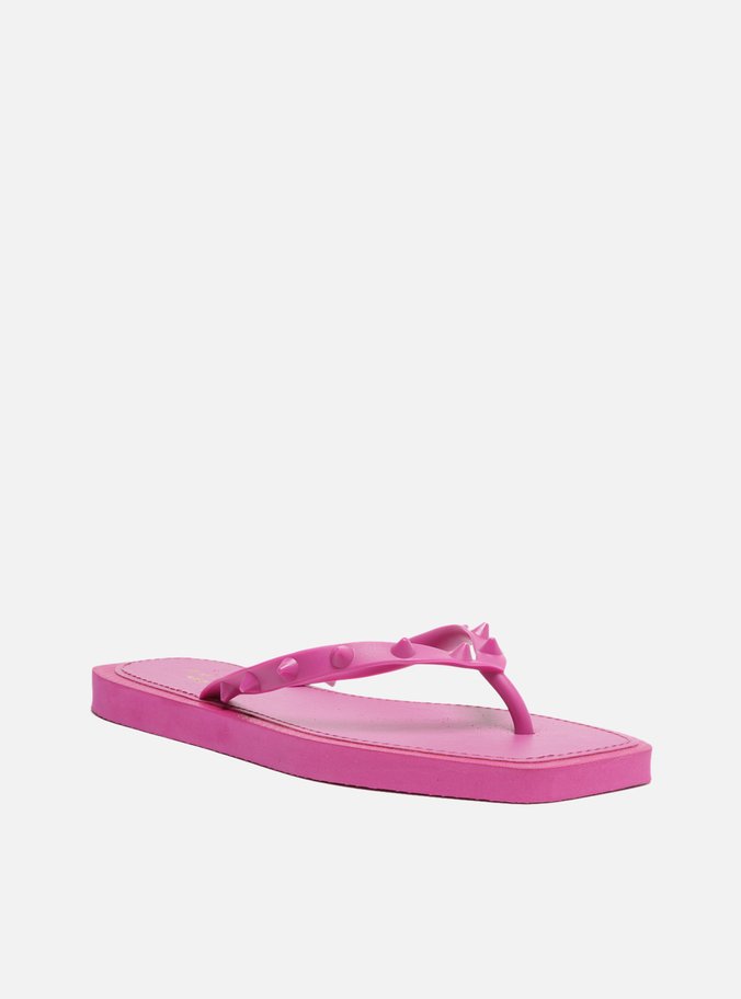 Chinelo de Dedo Roxo Bico Quadrado Brizza Rock