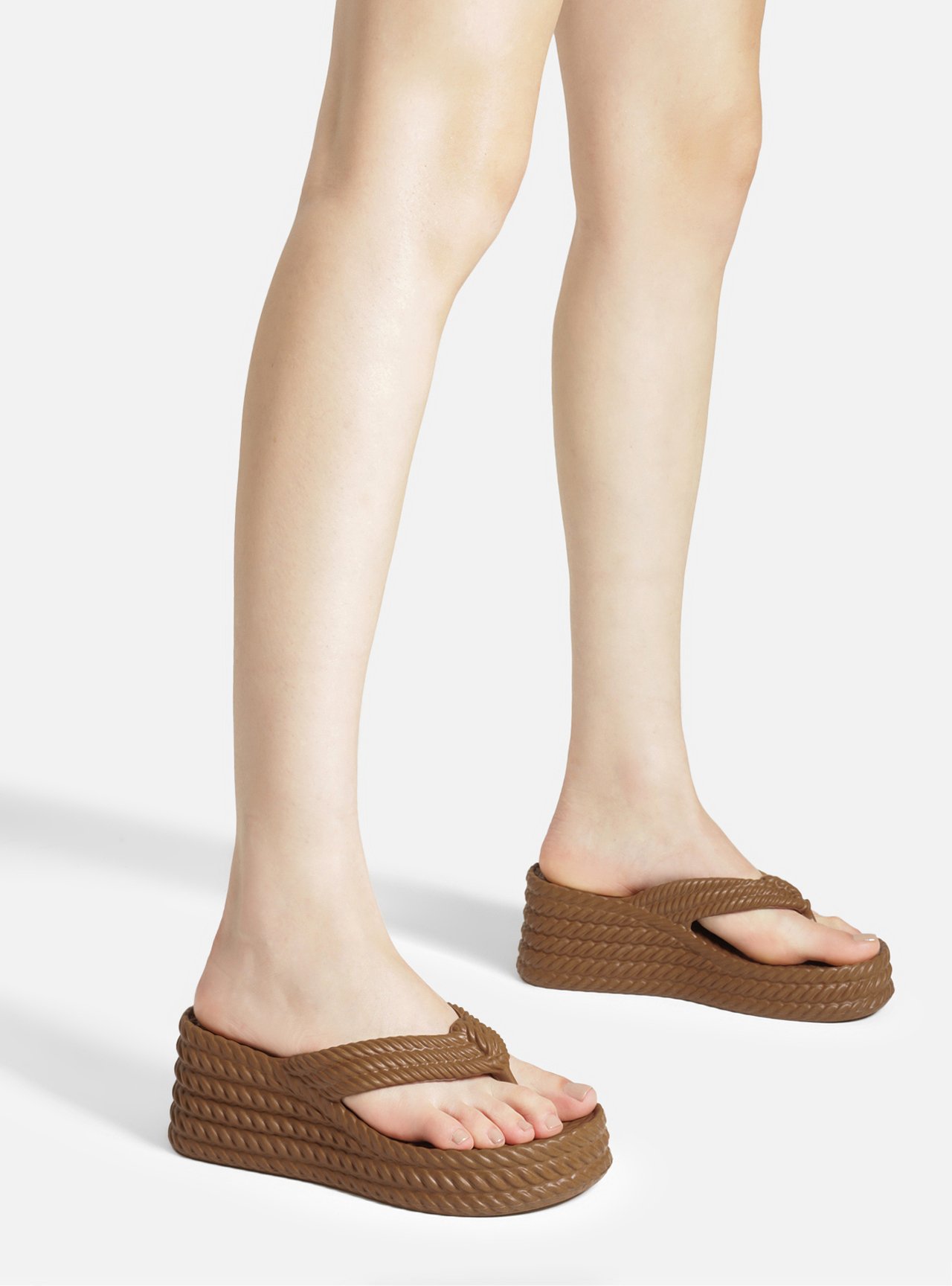 Sandália Marrom Flatform Marrocos Sun — foto 5