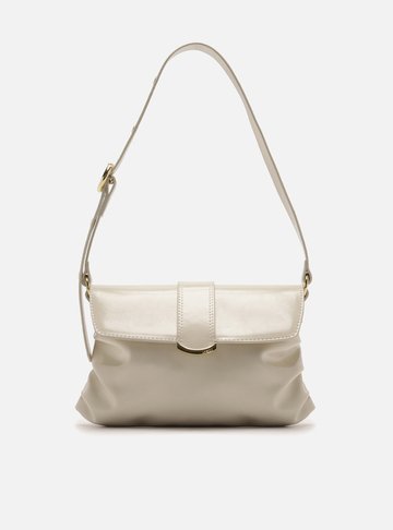 Bolsa Shoulder Off White Média Fivela Metais
