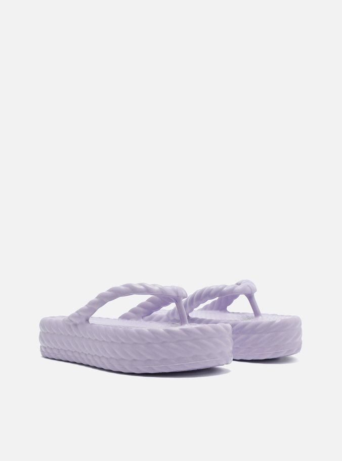 Sandália Roxa Flatform Marrocos Mid