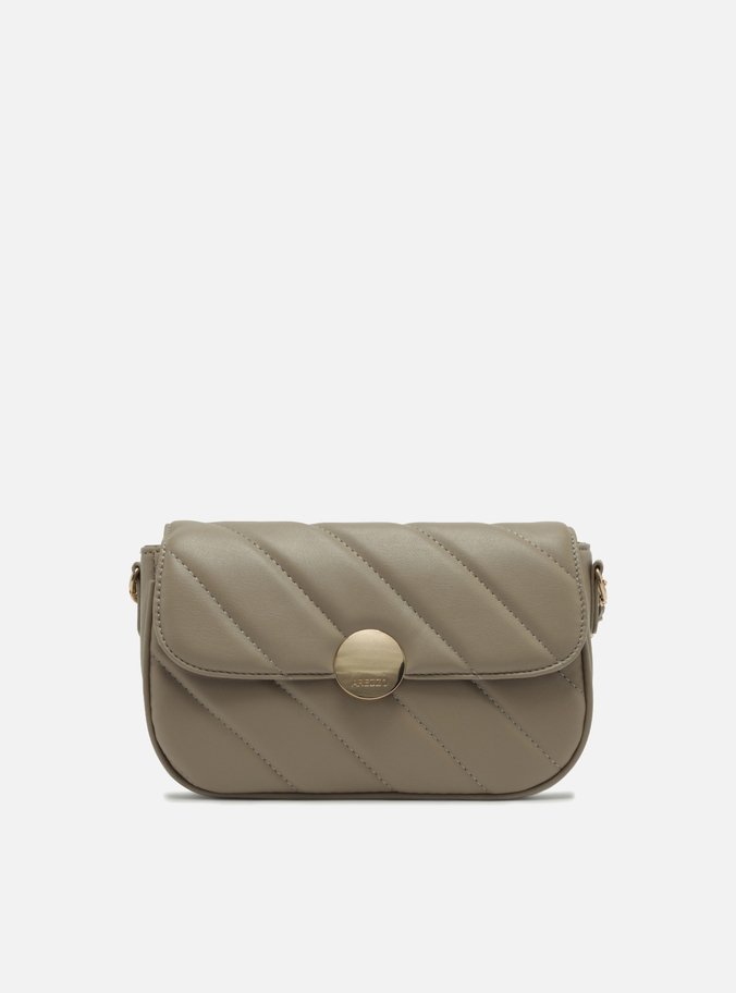 Bolsa Tiracolo Cinza Pequena Matelassê