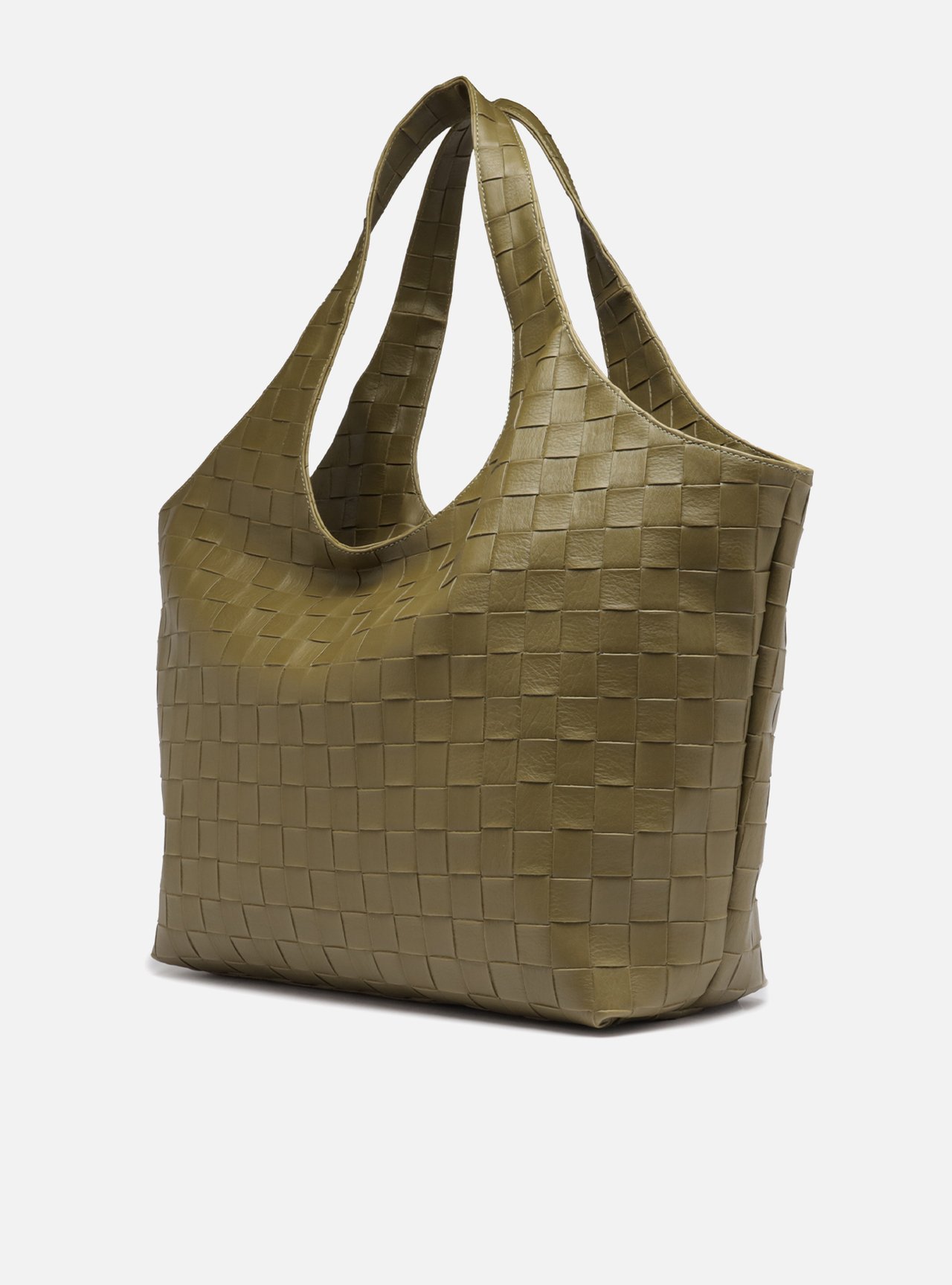 Bolsa Hobo Verde Grande Tressê — foto 2
