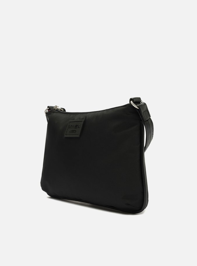 Clutch Preta Nylon Lizza Pequena Brizza