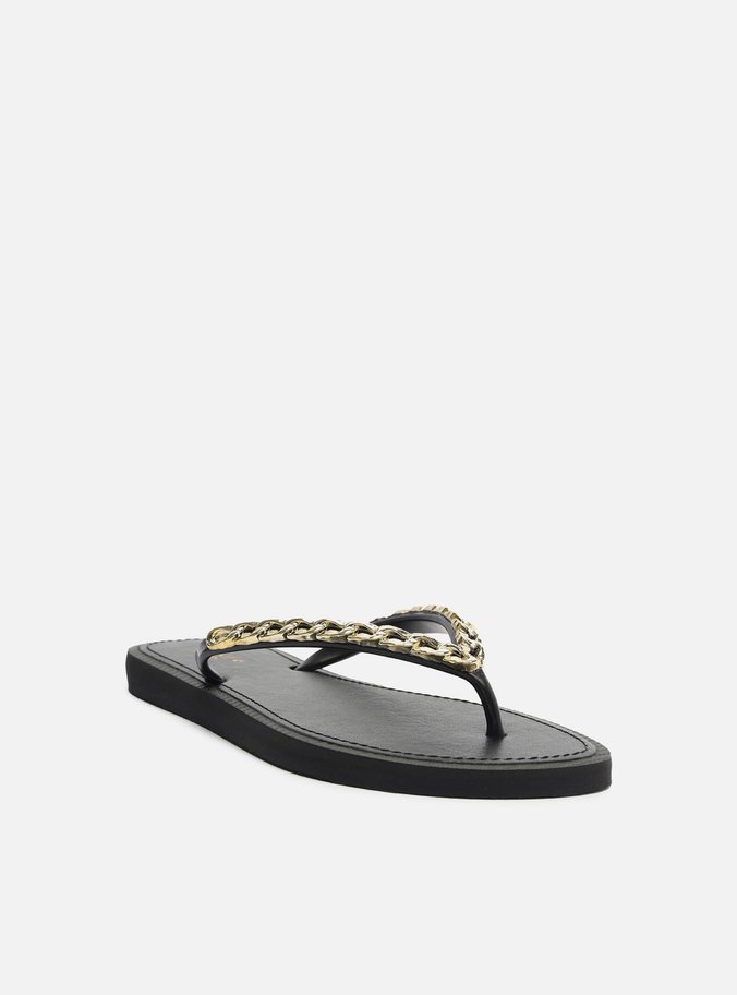 Chinelo de Dedo Preto Corrente Essential
