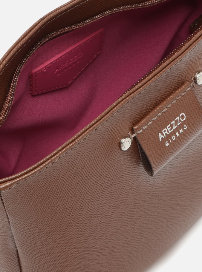 Bolsa Tiracolo Marrom Pequena
